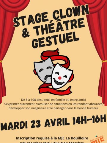 Stage clown - Théâtre gestuel