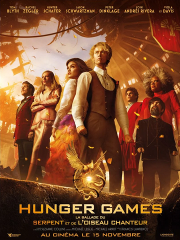 Affiche du film Hunger Games : la ballade du serpent et de l'oiseau chanteur