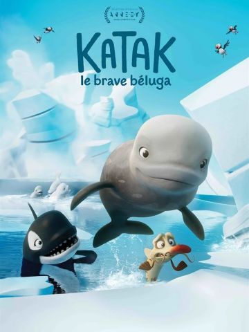 Affiche du film Katak, le brave béluga