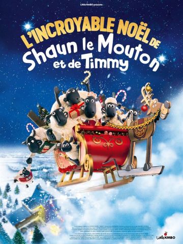 Affiche du film L'incroyable noël de Shaun le mouton et de Timmy