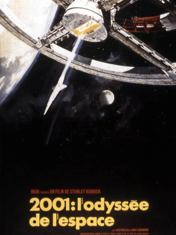 Affiche du film 2001, l'odyssée de l'espace