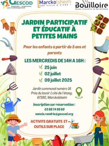 Marckolsheim : Jardin participatif et éducatif à petites mains